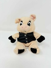 1997 Harley Davidson GIRL Stuffed Hog Pig Bean Bag Plush Animal Stuffy Toy VTG