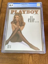 Elle Macpherson Playboy CGC 8.5 White Newsstand (Iconic 1994 Cover) + magnet