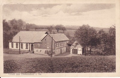 Ancient Ak, Dittersdorf Saxony Inn Dittersdorf