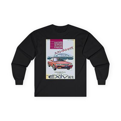 Corona EXiV Car Graphic Art Shirt Long Sleeve Tee Crewneck Toyota Auto Gift LS