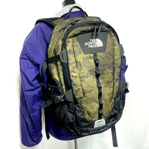 THE NORTH FACE NM72006 Backpack 26L Hot Shot CL Military Olive Cloud Camo Print - Picture 3 of 10