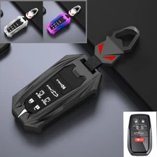 6 Buttons Zinc Alloy Silicone Car Remote Key Fob Case Cover For Toyota Sienna 