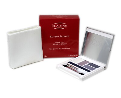 CLARINS COTTON FLOWER EYE QUARTET & LINER PALETTE 5.4 G/0.18 OZ.