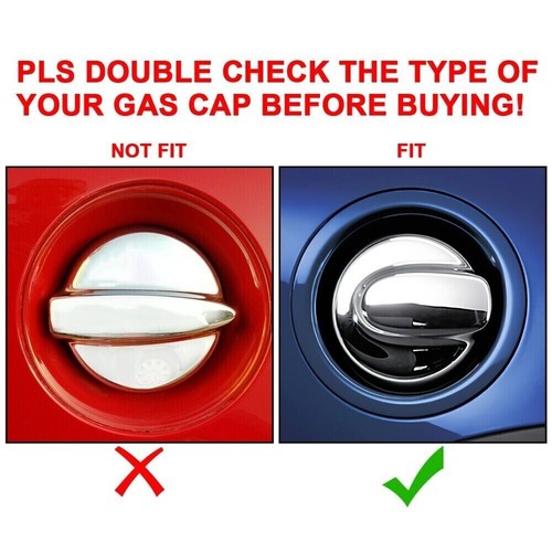 Gas Tank Cap+2X Door Handle Covers For MINI R50 R52 R53 R57 R58 Cooper S 06-14 - Picture 2 of 13