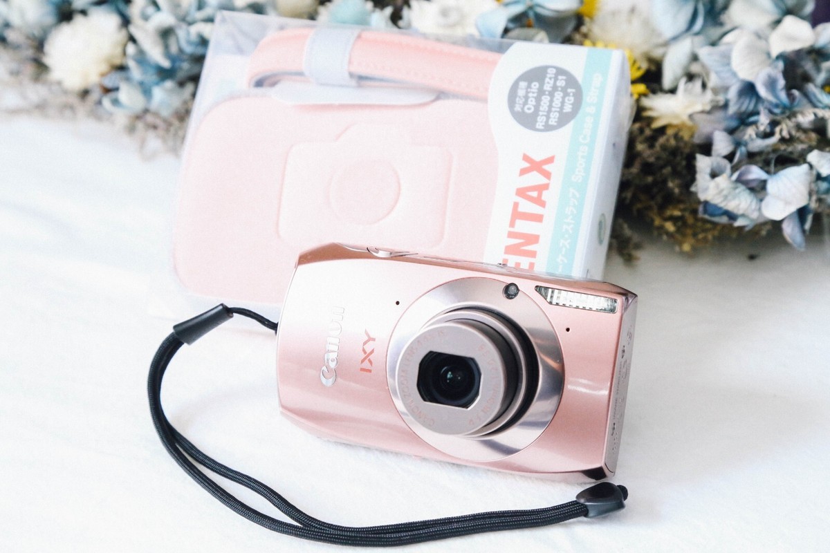 ⏯️ [ Near MINT ] Canon IXY 32S Pink 12.1MP Compact Digital
