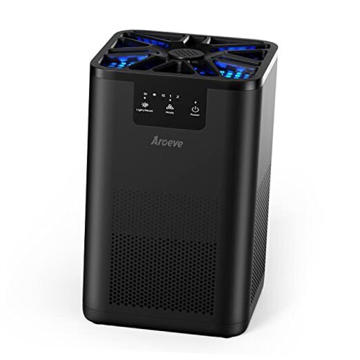 Air Purifiers for Bedroom Air Purifier With Aromatherapy Function Small Black