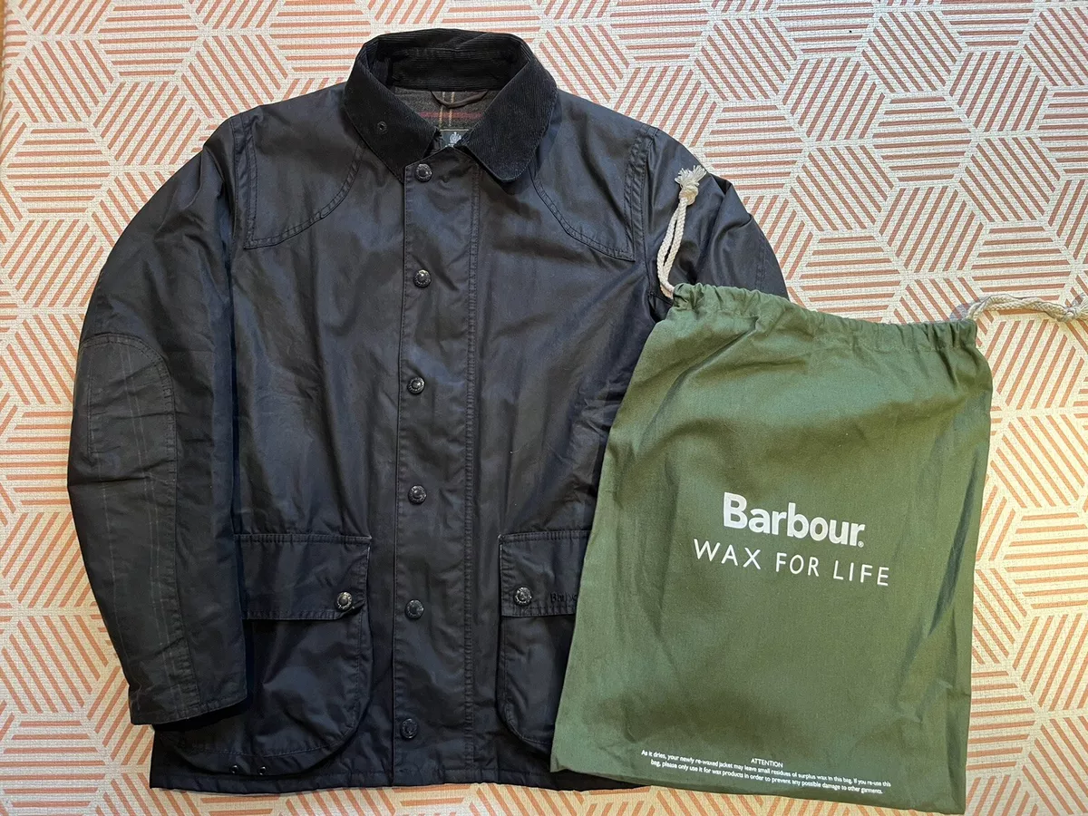 Barbour Digby Wax Jacket Navy Medium Rare