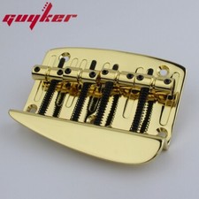 Gold 4 String Hard Tail Fixed Bass Brass Bridge