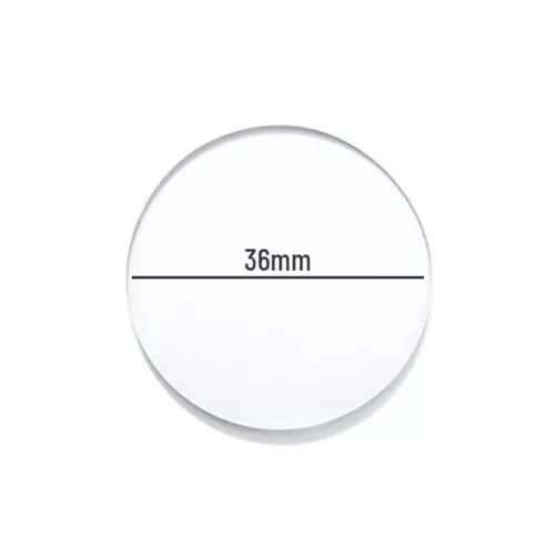 36mm Diameter Replacement Curved Cover Lid for Dial Caliper Test Indicator