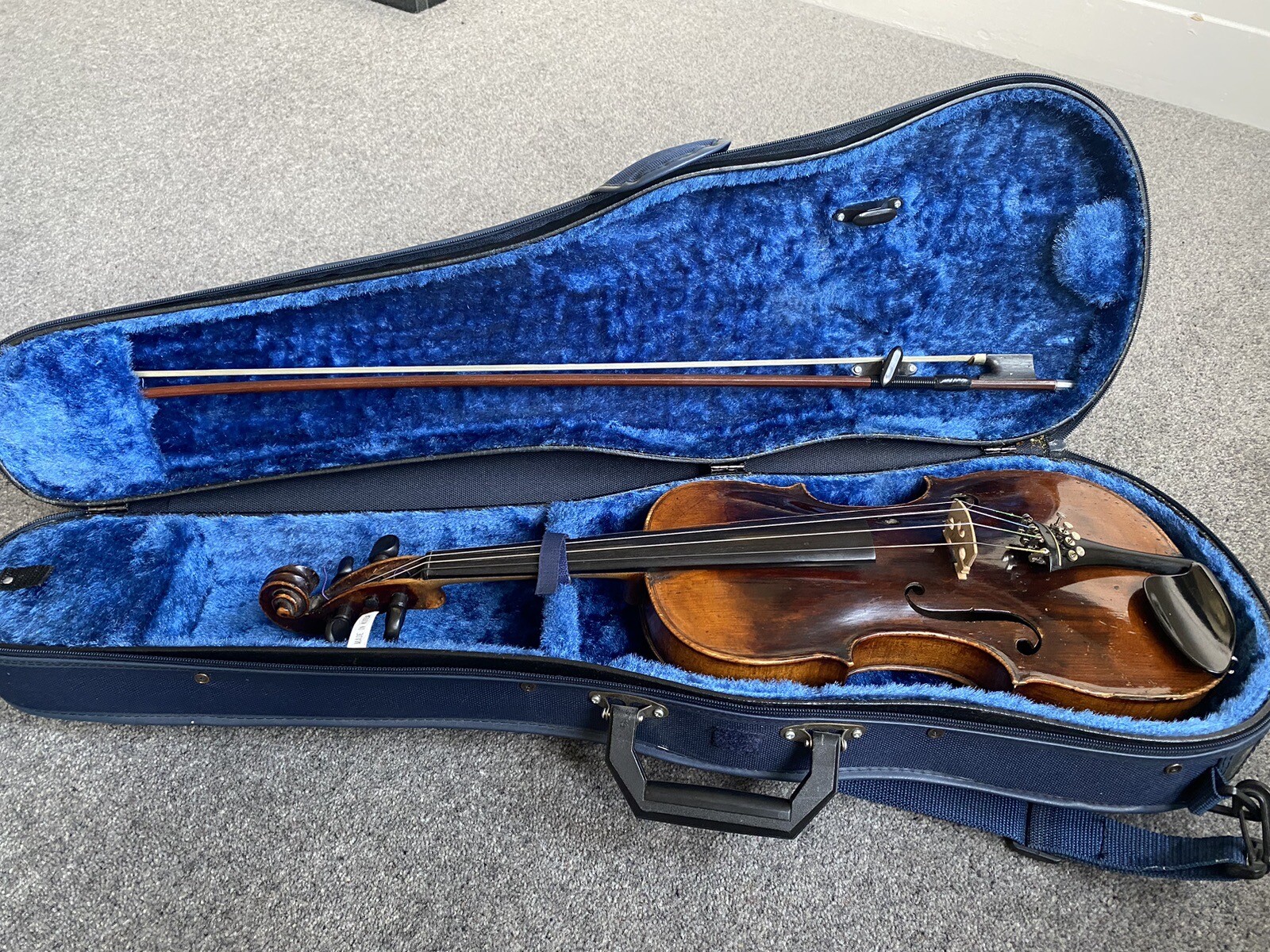 vintage violin 4/4 With Bow And Case eBay