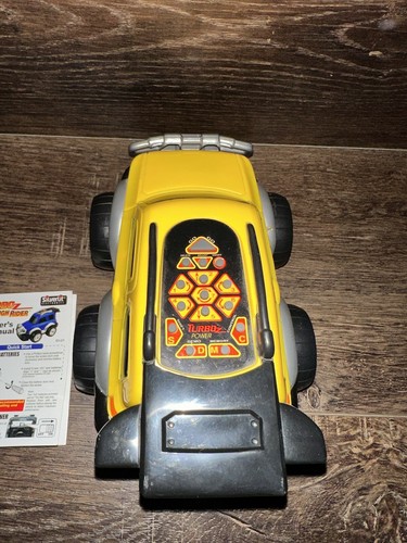 VTG 1998 Silverlit Turbo Z Yellow Rough Rider Programmable SUV Car NOT WORKING - Picture 3 of 8