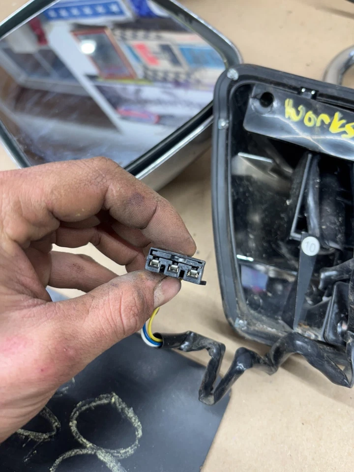 Camión Dodge Ram 1987 88 91 1993 serie con espejos retrovisores eléctricos motor original OEM Foto 3 de 4