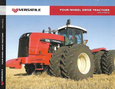 Farm Tractor Data Sheet - Versatile - 435 485 535 - 2009 - Brochure (F8869)