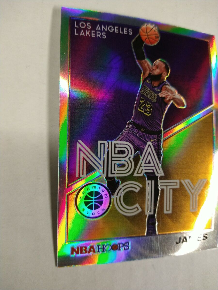 レブロンジェームズ  2019 panni NBA CITY HOLO パラレル 2019-20 NBA Hoops Premium Stock LEBRON JAMES SILVER NBA City