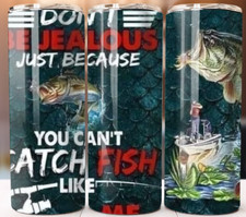 Bicchiere Don't be Jealous You Cant F 20 oz tazza magra acciaio inox con cannuccia