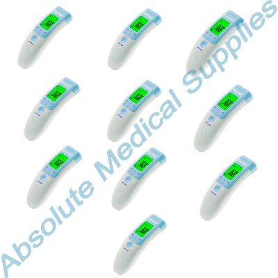 *10-Pack Berrcom Non-Contact Infrared Forehead Thermometer Medical Grade JXB-183