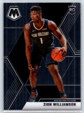2019-20 Panini Mosaic Zion Williamson #209 RC New Orleans Pelicans