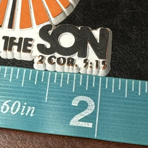 Live in the Son 2 cor 5:15 Bible Fridge Magnet Religious Church Corinthians - Picture 2 of 3