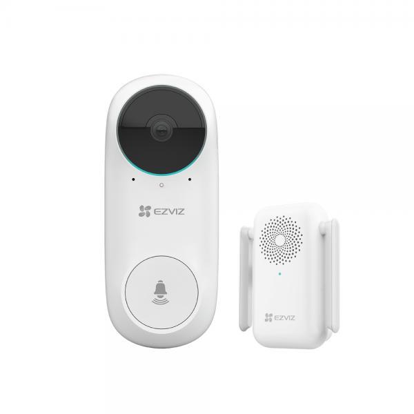 Ezviz VIDEOCAMPANELLO WIFI DOORBELL FHD CON SUONERIA - PIR VISIONE NOTTURNA AUDI