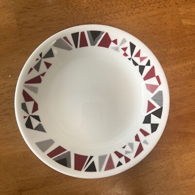 Corelle Mosaic Red  6.75'' Bread/Appetizer Plates NWT (SET OF 4)