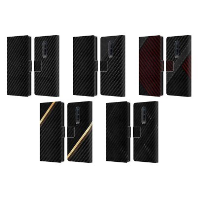 OFFICIAL ALYN SPILLER CARBON FIBER LEATHER BOOK WALLET CASE FOR ONEPLUS PHONES