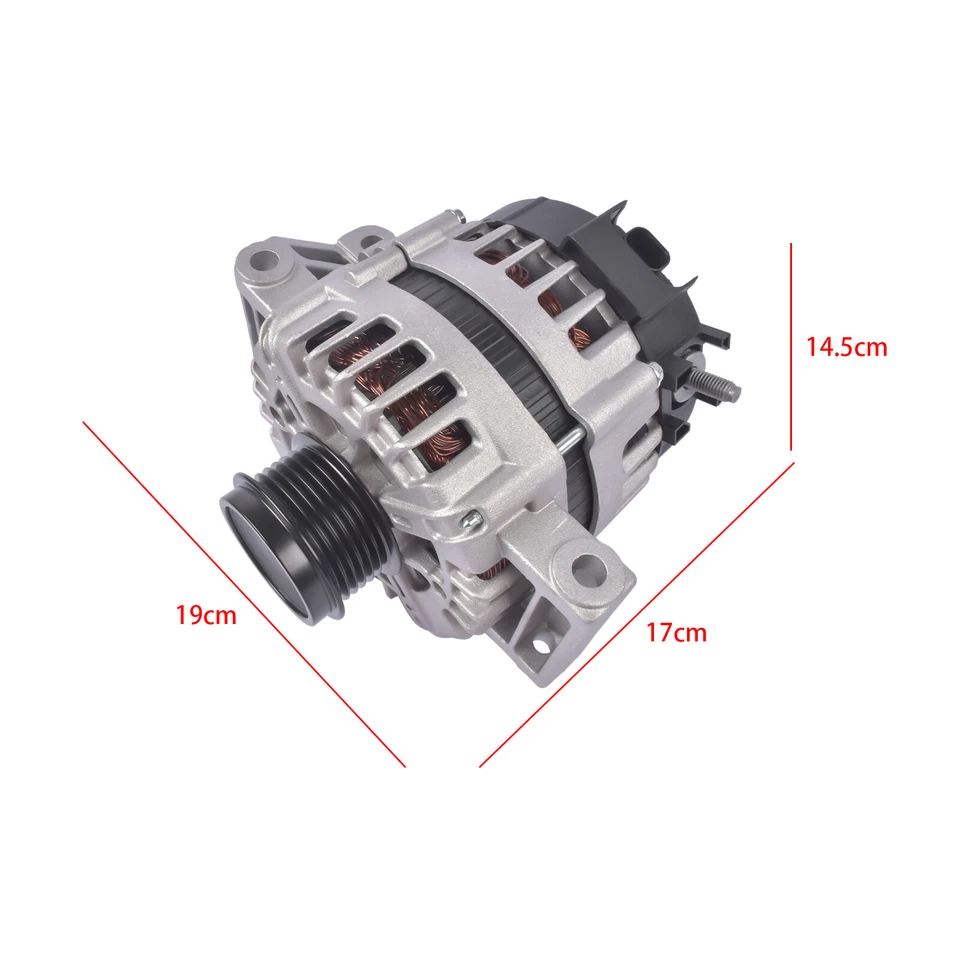 Alternador 125A 12V para Chevrolet Cobalt Malibu Pontiac G5 Saturn Aura 2.2L 2.4L Foto 2 de 4