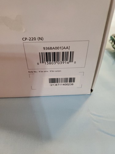 Canon Compact Photo Printer CP-220 PictBridge Ultra Compact with All Manuals - Picture 23 of 23