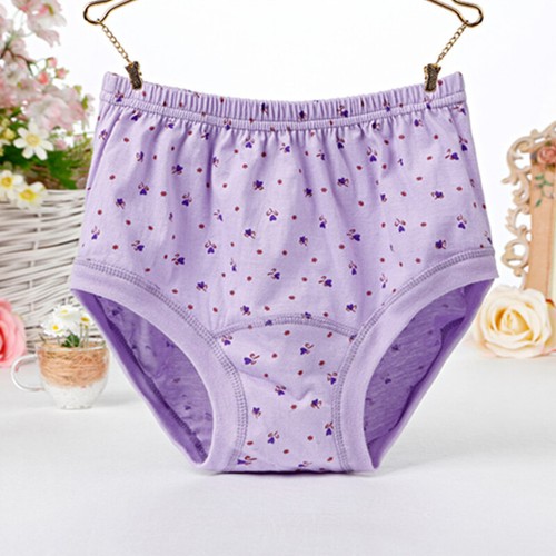 1/3X Women High Waist Cotton Panties Briefs Ladies Underpants Underwear Knickers - Picture 18 of 20