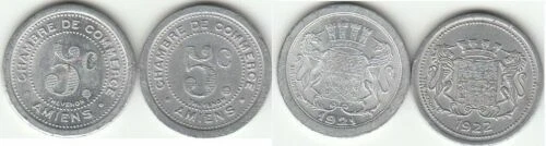 Pièces de monnaie françaises de 10 centimes pour 5 centimes