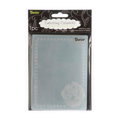 Darice Embossing-Prägeschablone cupcake 10,8x14,6cm