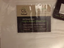 NEW CL Modal Sheet Set White - Queen