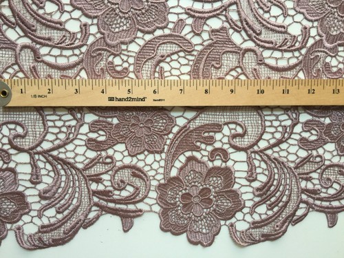 18 Colors Maggie Guipure Venice Medium to Heavy Weight Lace Fabric by the Yard - Picture 31 of 73