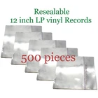 Resealable Outer Plastic Sleeves for 12 inch LP Records 12" vinyl 500 pieces