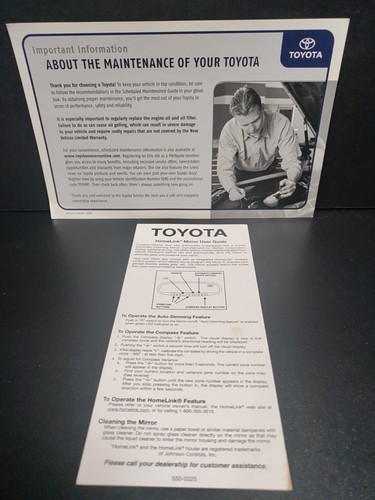 2007 Toyota Avalon Factory Owners Manual Kit Good Condition Fast Shipping - Bild 6 von 9