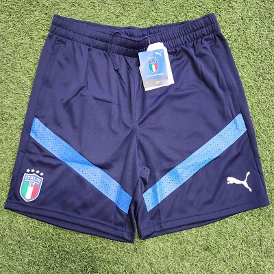 Puma Italy Men's Training Short Navy Blue