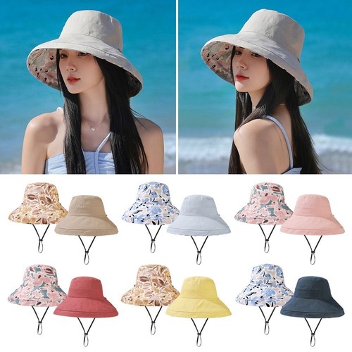 1 Chapeau De Pêche Pour Femmes, Chapeau Seau À Motif Banane