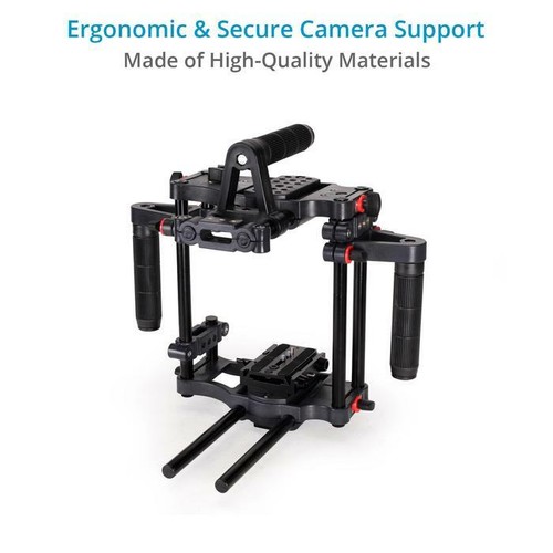 Filmcity Power Cage Appareil Photo Reflex Numérique avec MB-600 Protection Solaire Mattebox Kit Combiné - Photo 3/11