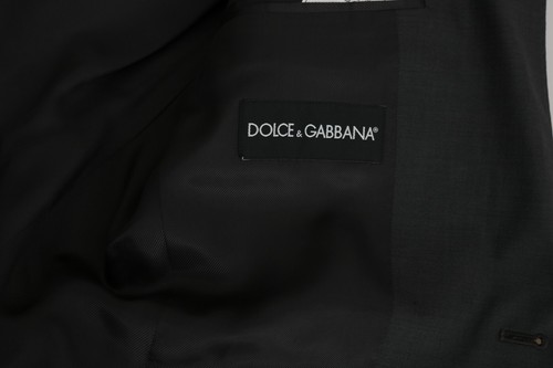 Traje DOLCE & GABBANA MARTINI Gris Lana Calce Ajustado 2 Piezas EU48/US38/M Precio de venta sugerido por el fabricante $2600 - Imagen 9 de 12