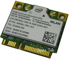 Dell OEM 5K9GJ Intel Advanced-N 6235 802.11a/b/g/n 6235ANHMW BT 4.0 PCIe Half