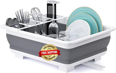 Plegable Escurridor De Platos Cocina Para Encimera Secado Para Utensilio Escurre