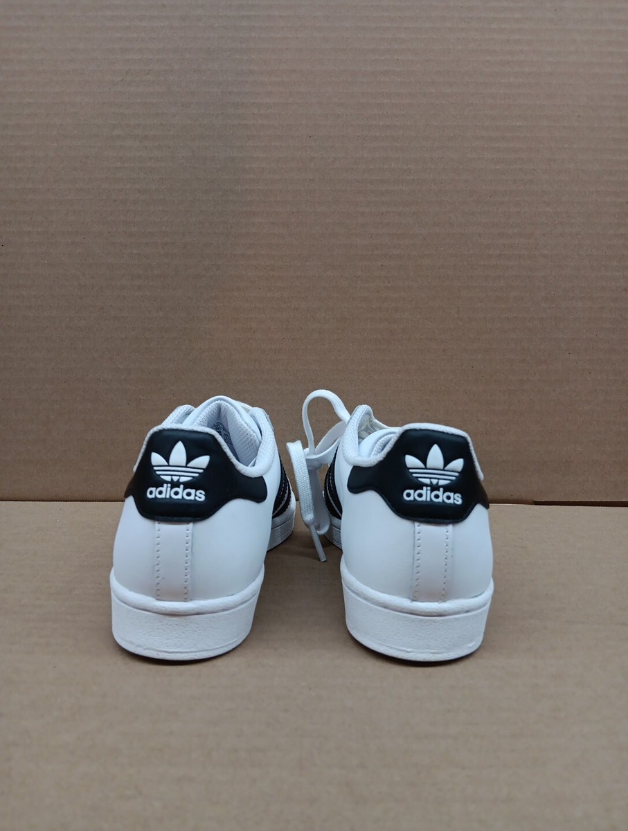 Adidas Superstar J Style Kids Unisex Shoe - White/black- US Size 6- FU7712  | eBay