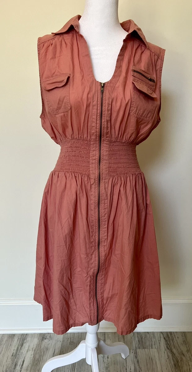 Dusty rose top knee length dress