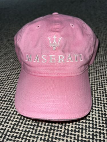Maserati Trident Logo Strap Back Baseball Cap