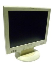 HITACHI CML154XW JS555 COLOR DISPLAY COMPUTER MONITOR - SOLD AS IS