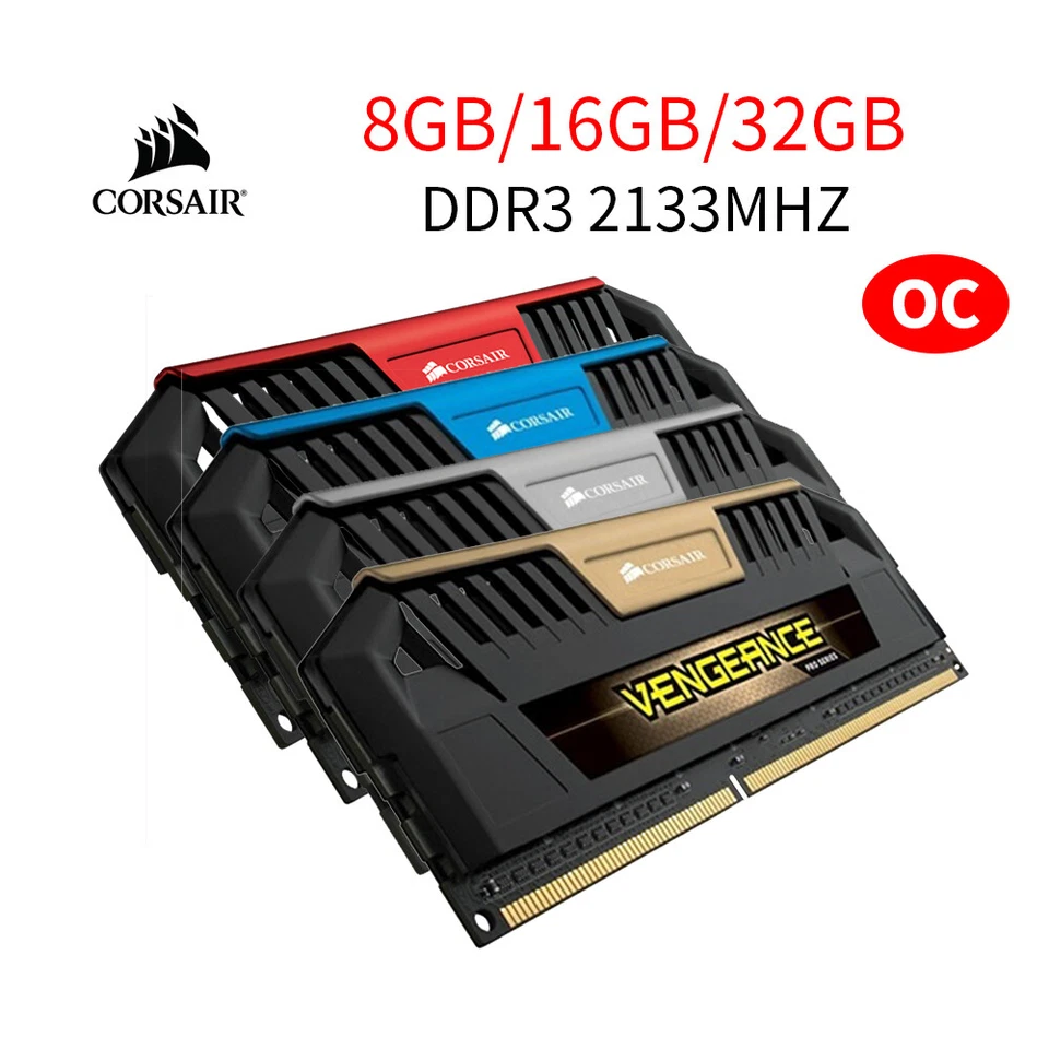 Corsair 32GB 16GB 8G DDR3 Overclocking 2133MHz 2400MHz Desktop Memory RAM LOT UK - Image 2 of 4