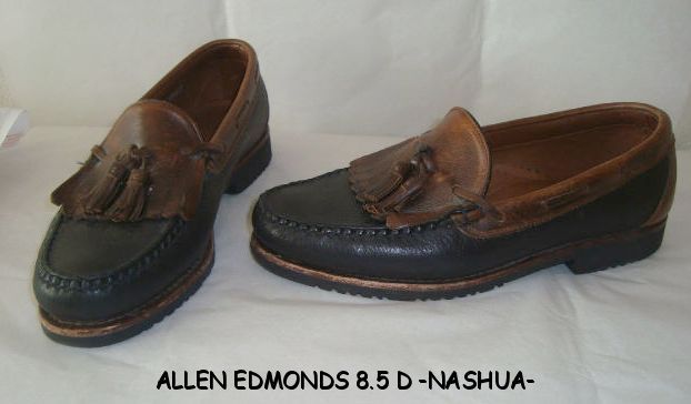 Allen Edmonds Nashua men\'s two-tone tassel loafer shoes size 8.5 Allen Edmonds Nashua Men main image 3