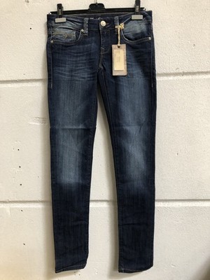 Mavi Damen Jeans Serena Low-Rise, Super Skinny Dunkelblau W27 L33