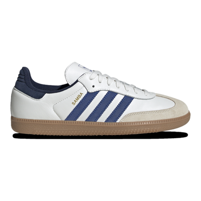 adidas Samba ネイビー/ホワイト adidas Originals Samba OG - Men's (White/Team Royal Blue/Night