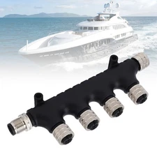 for NMEA 2000 T Connector 5 Pin IP67 Waterproof Backbone Drop Cables 4 Port