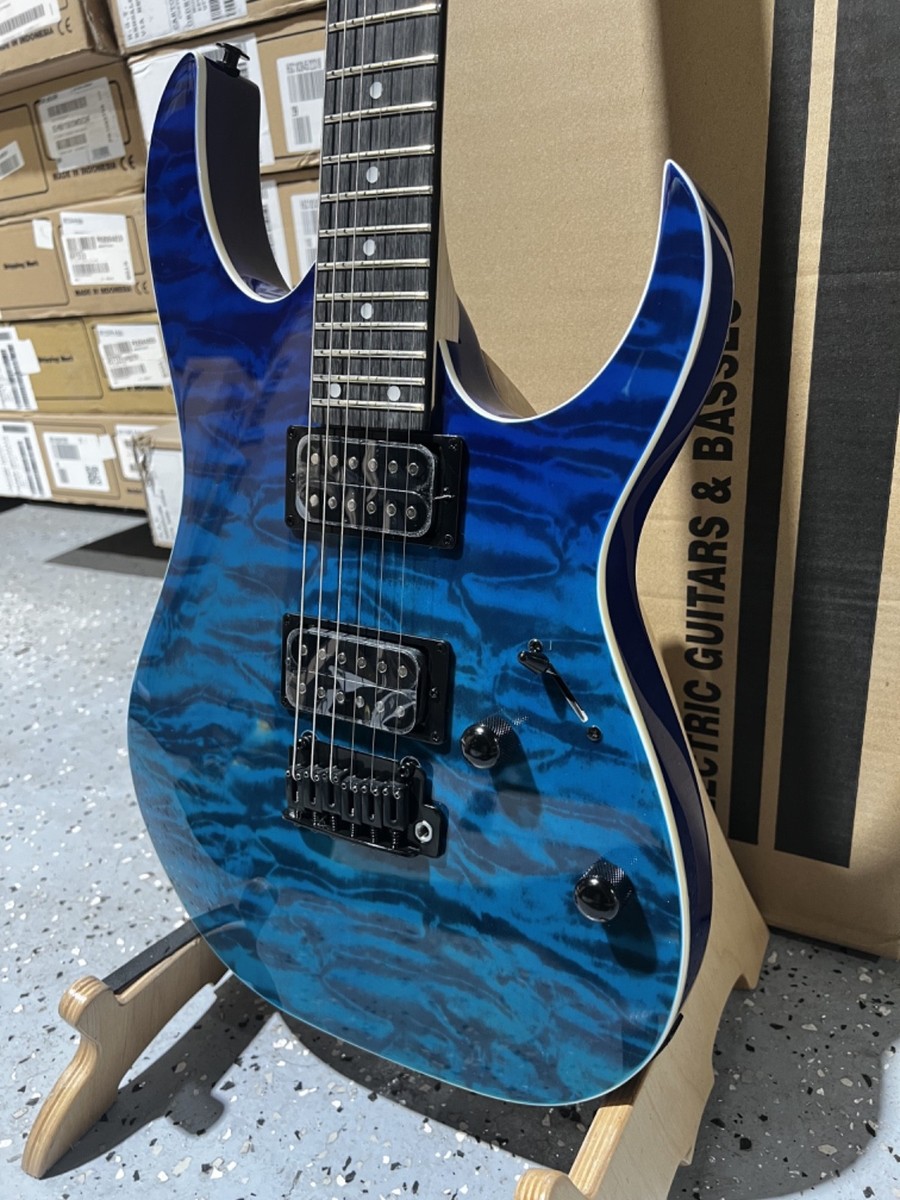Ibanez GIO GRG120QASP Electric Guitar - Blue Gradiation | eBay